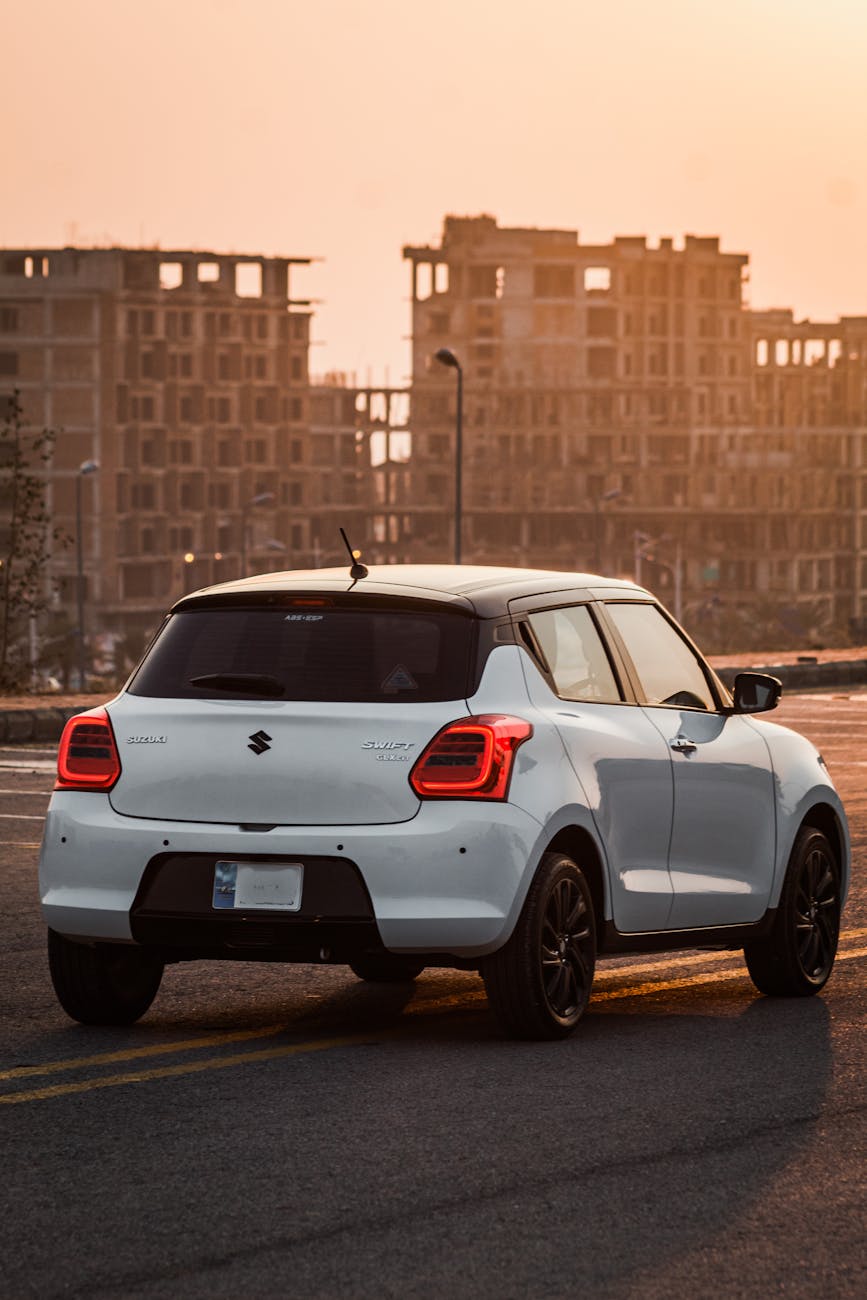 suzuki swift on the road